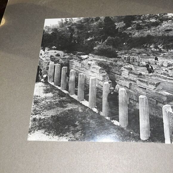 Theatre Oropos Greece Ruins Antique Mounted Greek Architecture Photo - Picture 2 of 5